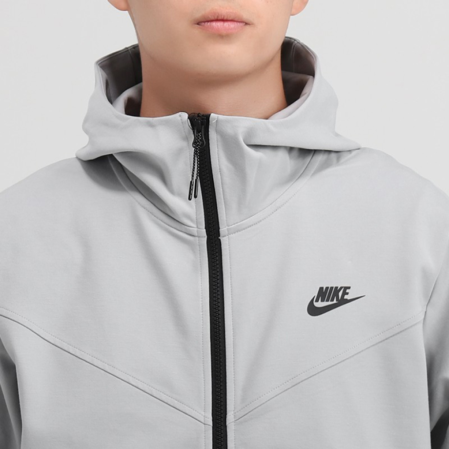 Nike Breathable Windproof Hooded Jacket Grey CU4480077 Meet Market