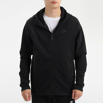 

Breathable Windproof Hooded Jacket Black, Чёрный