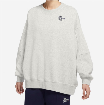 

Oversize Athletic Club Fleece Sweatshrt Grey, Серый