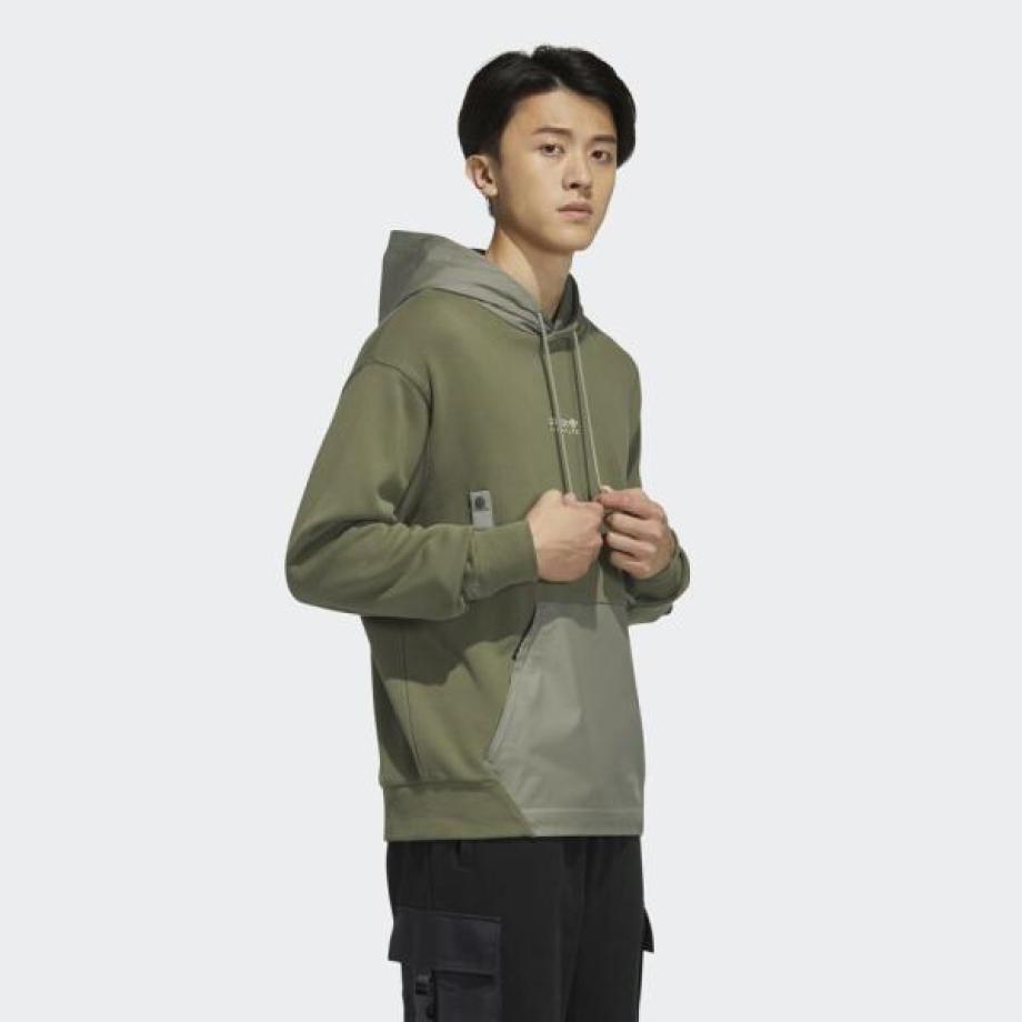 Adidas hoodie store army green