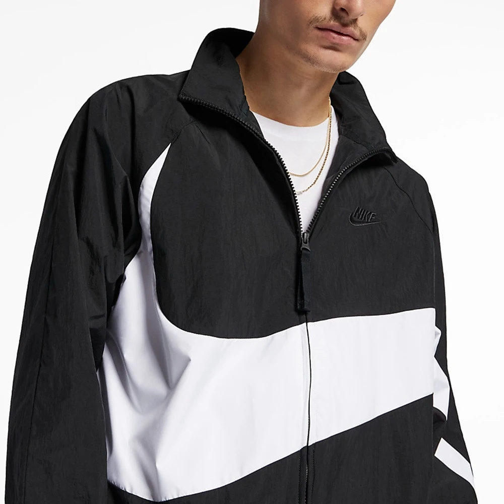 Nike big swoosh zip hoodie on sale