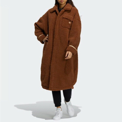 

Adicolor Sherpa Long Coat Brown, Adidas Adicolor Sherpa Long Coat Brown