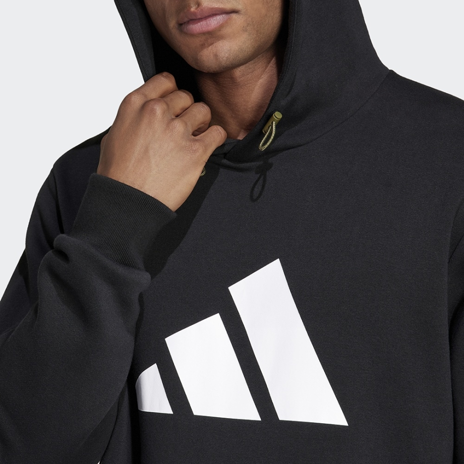 Big adidas logo hoodie sale