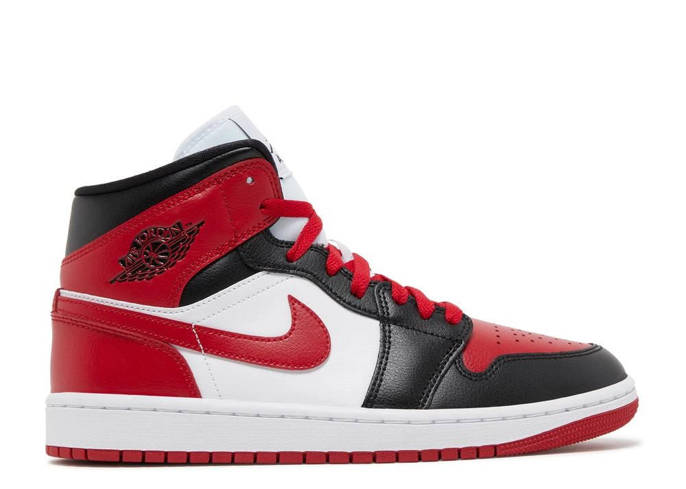 Air Jordan 1 Mid Alternte Bred Toe фото