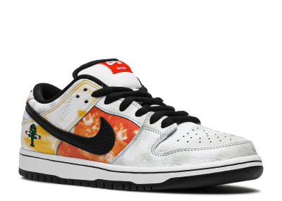 Dunk Low SB 'Tie-Dye Raygun' White (2019) фото