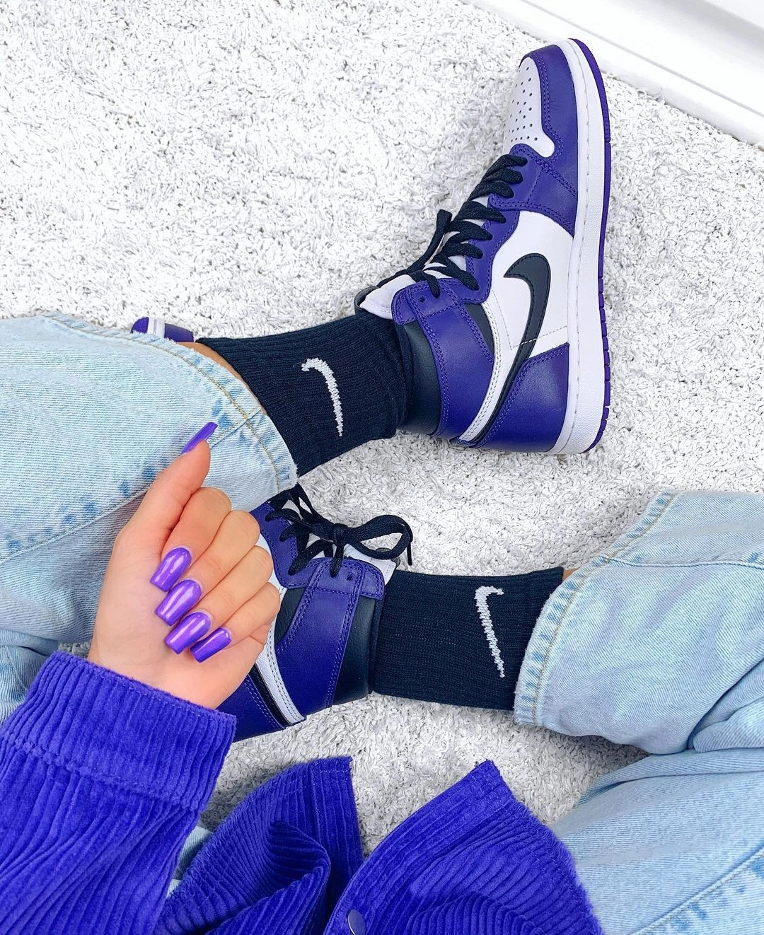 Air Jordan 1 High OG 'Court Purple' (2020) фото