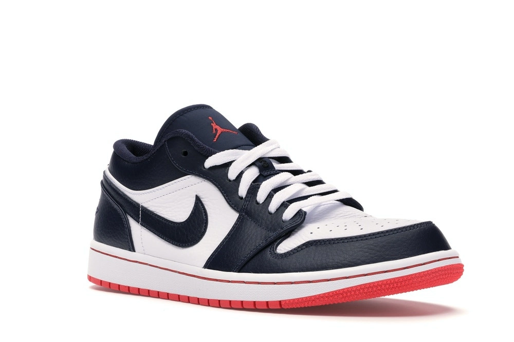 Air Jordan 1 Low Obsidian Ember Glow фото