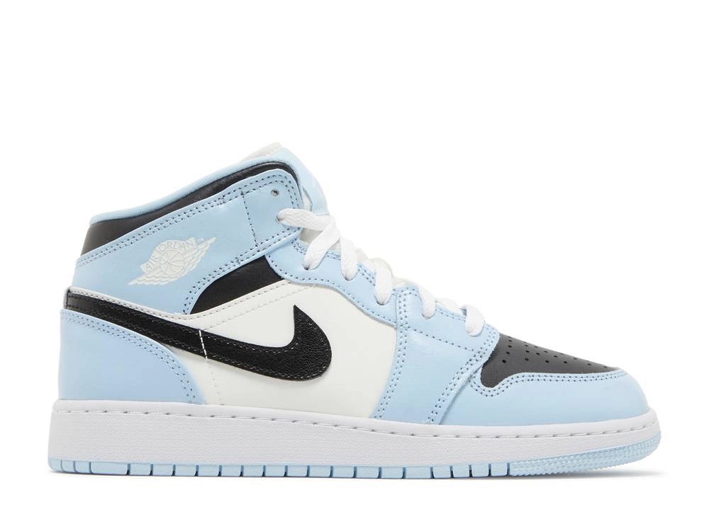 Air Jordan 1 Mid Ice Blue фото