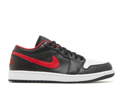 

White Toe, Чёрный, Air Jordan 1 Low