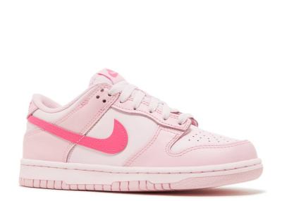 Dunk Low Triple Pink фото