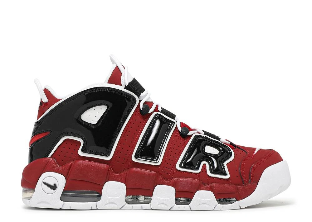 Nike air more uptempo 96 university red/white/lucid green best sale