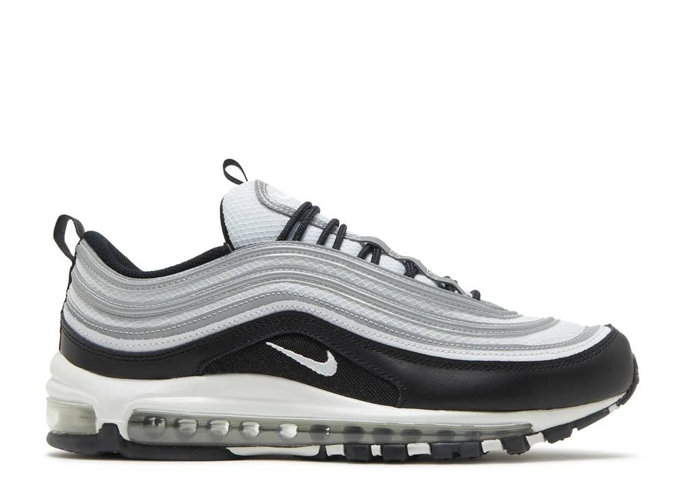 Nike air max 97 white silver best sale