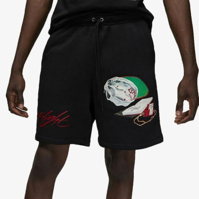 

Loose Printing Shorts Black, Чёрный