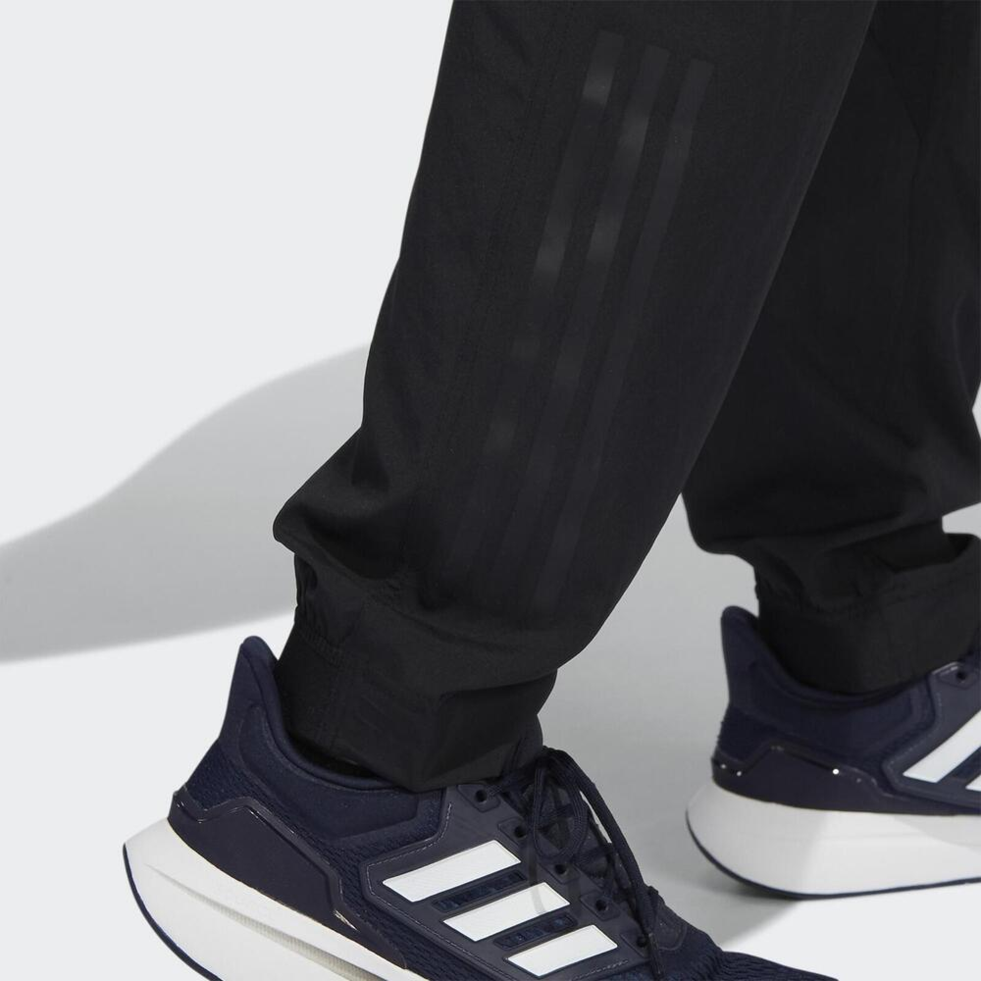 Adidas 3 Stripes Feet Gym Pants Black HF8985 Meet Market