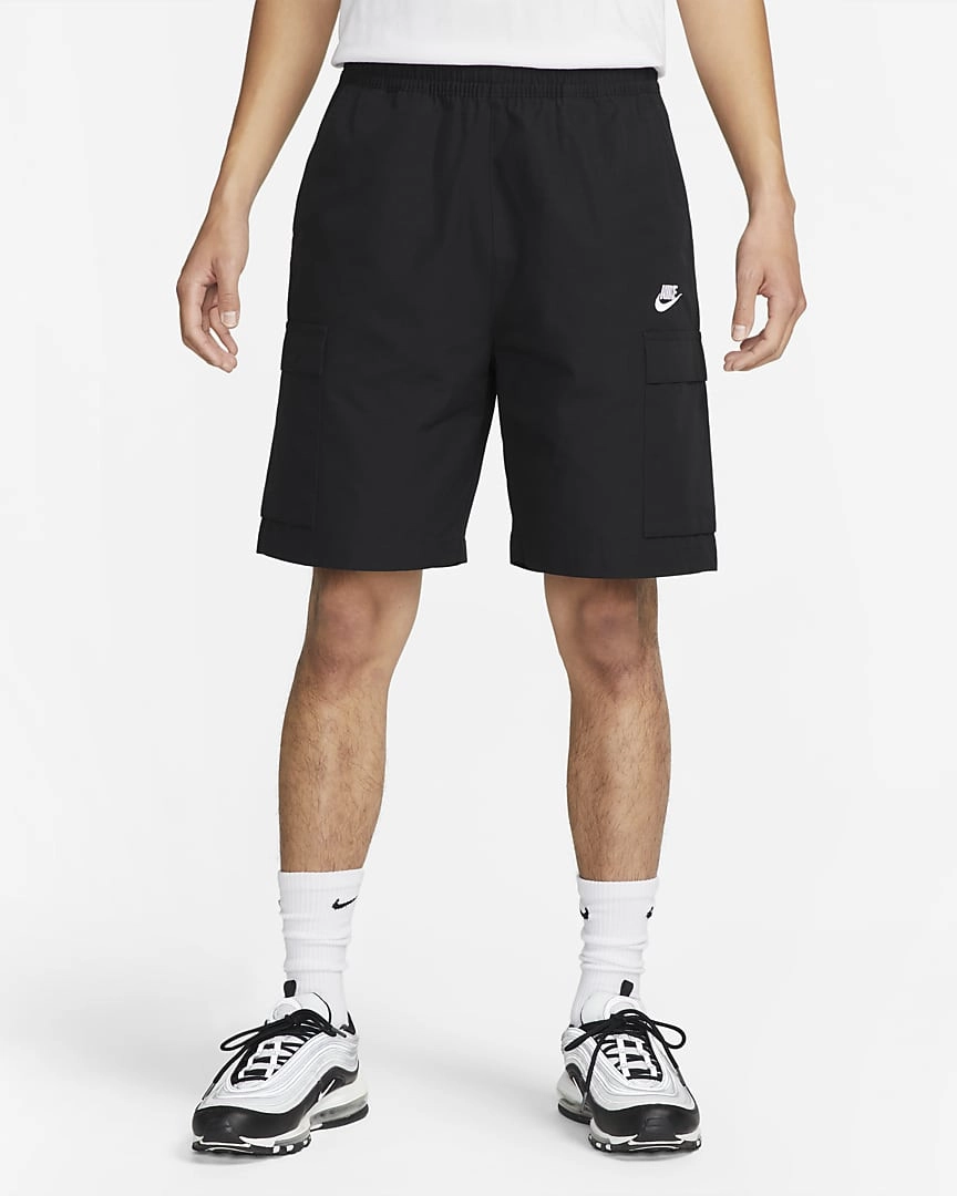 Woven Cargo Shorts Black