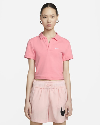 

Essentials Polo Top Pink, Розовый