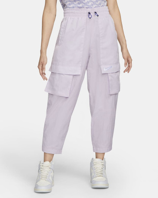 

Cropped Loose Pants Light Pink