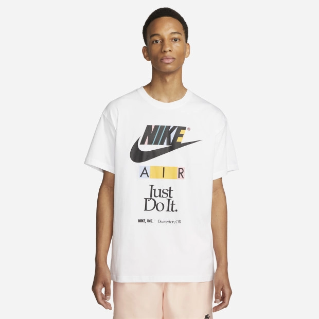 Nike air t shirt white hotsell