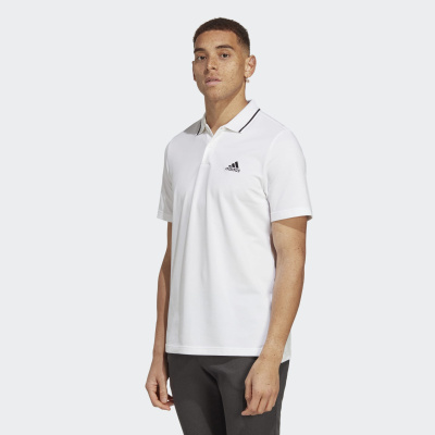 Essentials Polo Tee White