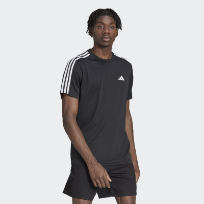 

Aeroready 3-Stripes Training Tee Black, Чёрный