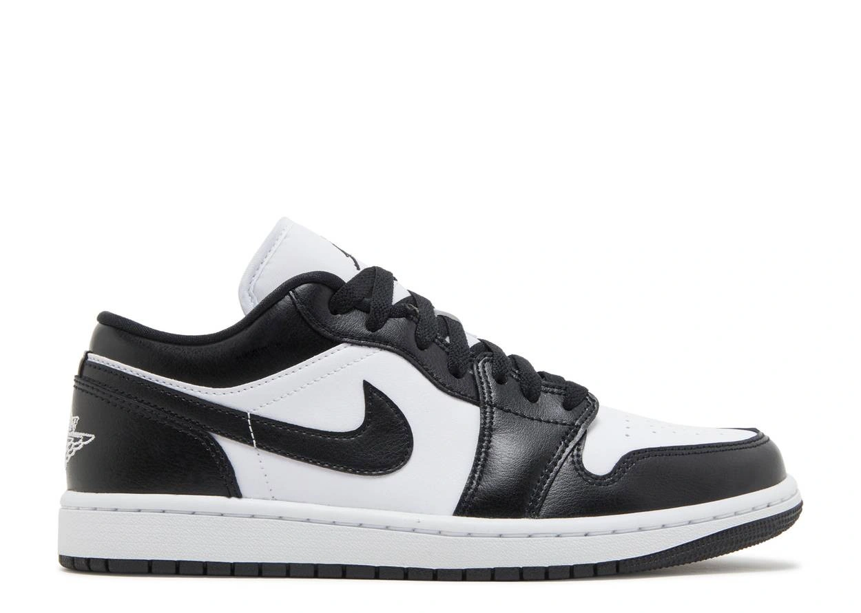 Nike air jordan 1 low white atmosphere grey & black hotsell