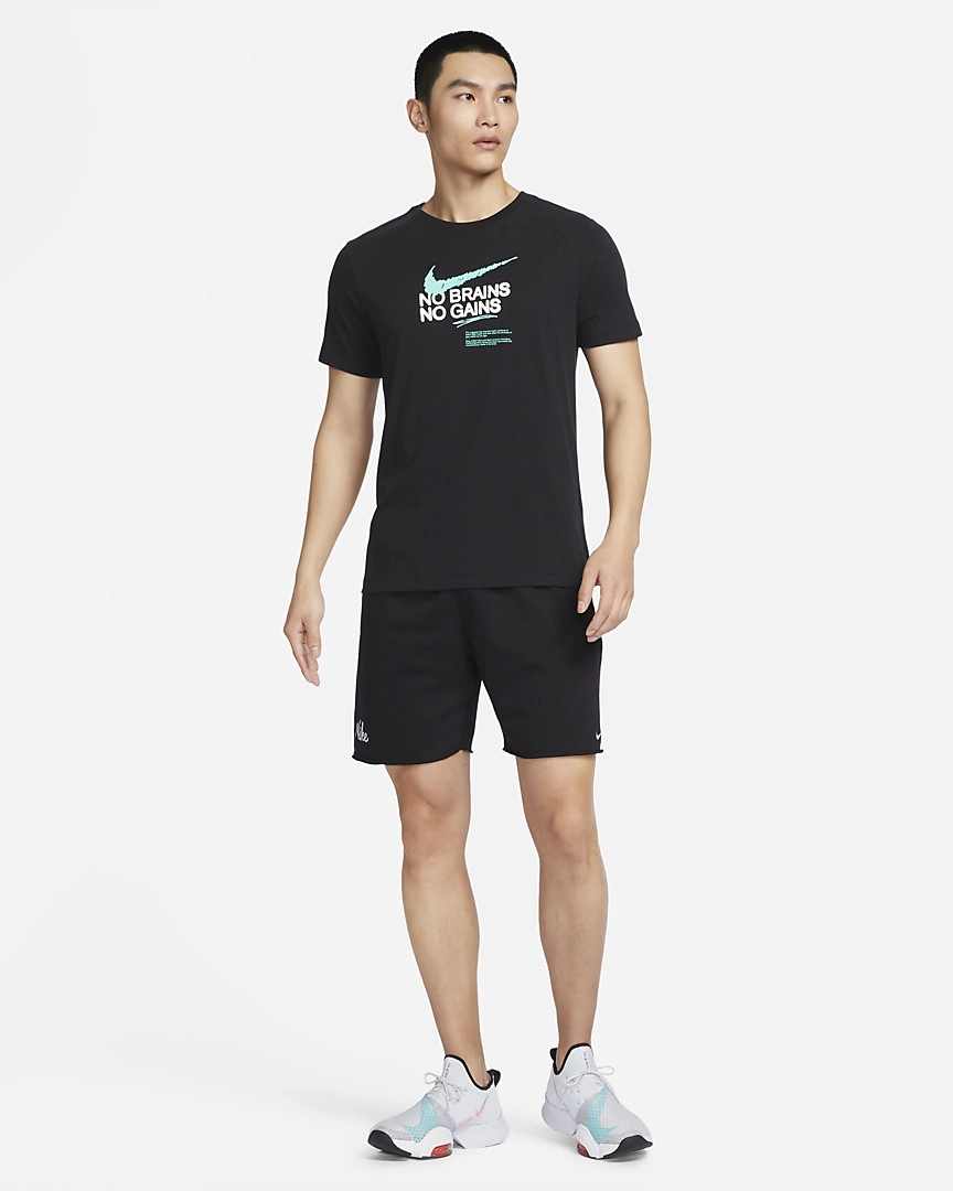 Nike Dri Fit Fleece Shorts Black DX0893010 Meet Market