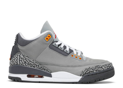 

Cool Grey 2021, Серый, Air Jordan 3