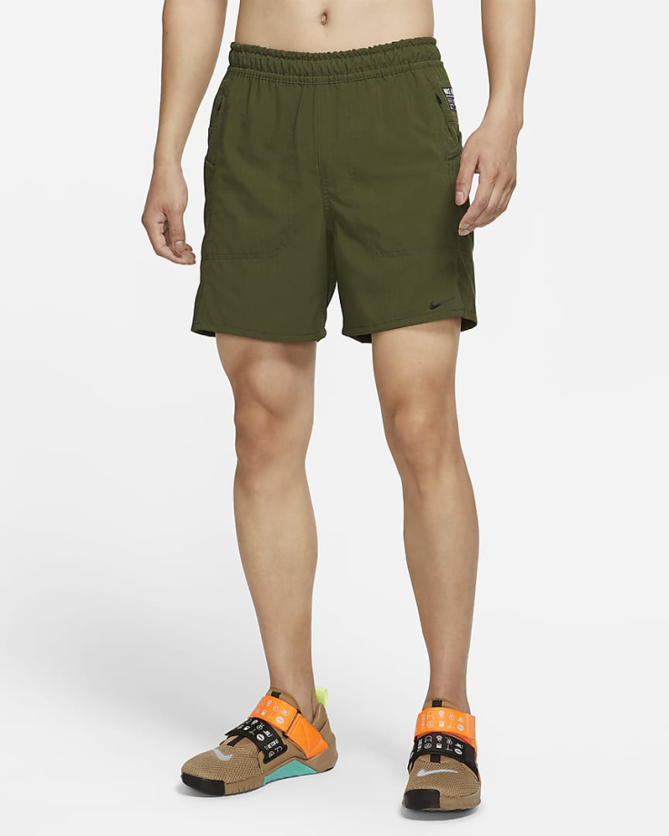 Nike dri fit shorts sale green