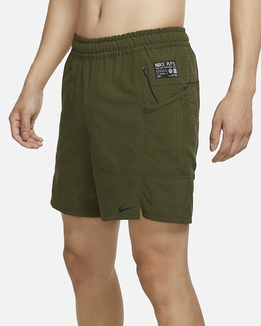 Nike dri fit shorts green on sale