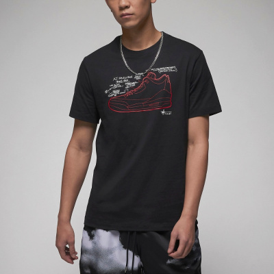 

Essentials Sneakers Tee Black, Чёрный