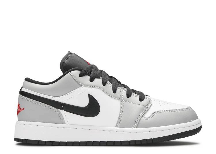 Air Jordan 1 Low GS Light Smoke Grey фото