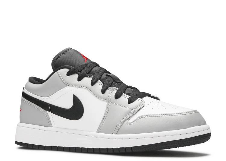Air Jordan 1 Low GS Light Smoke Grey фото