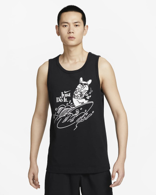 

Raccoon Surfer Tank Top Black, Чёрный