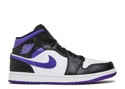 

Dark Iris, Чёрный, Air Jordan 1 Mid