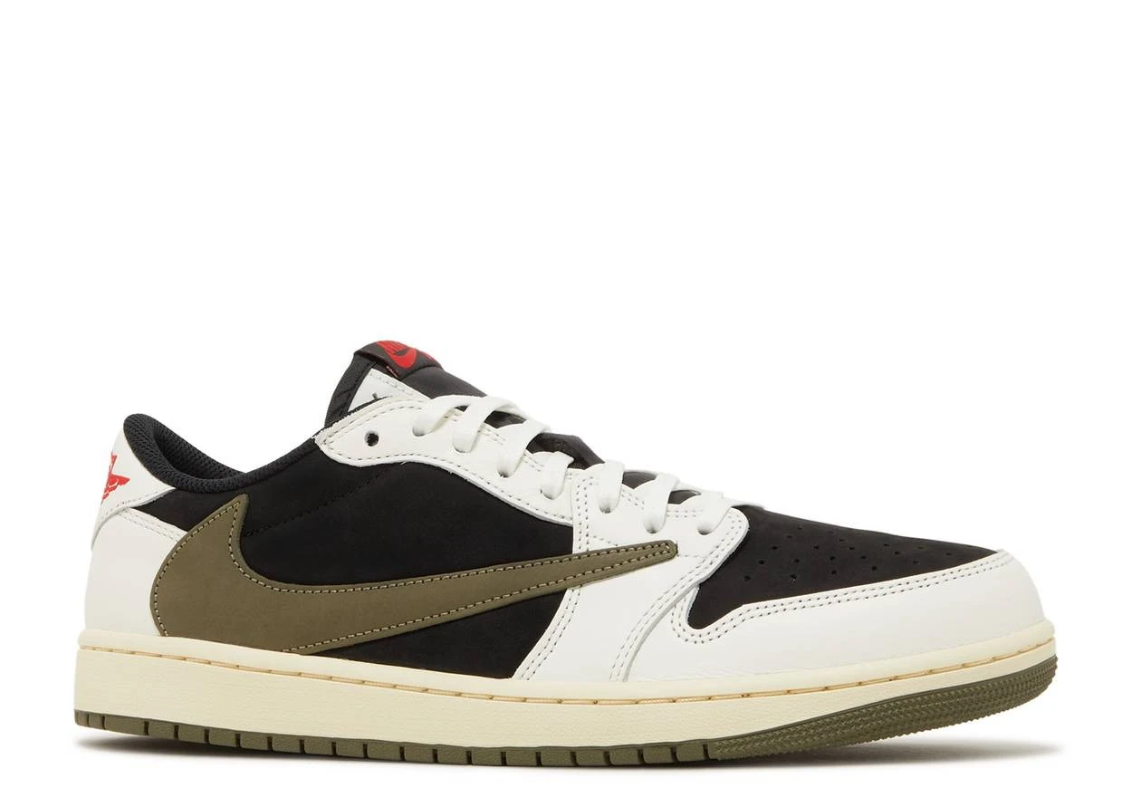 Air Jordan 1 Low Travis Scott OG Olive фото