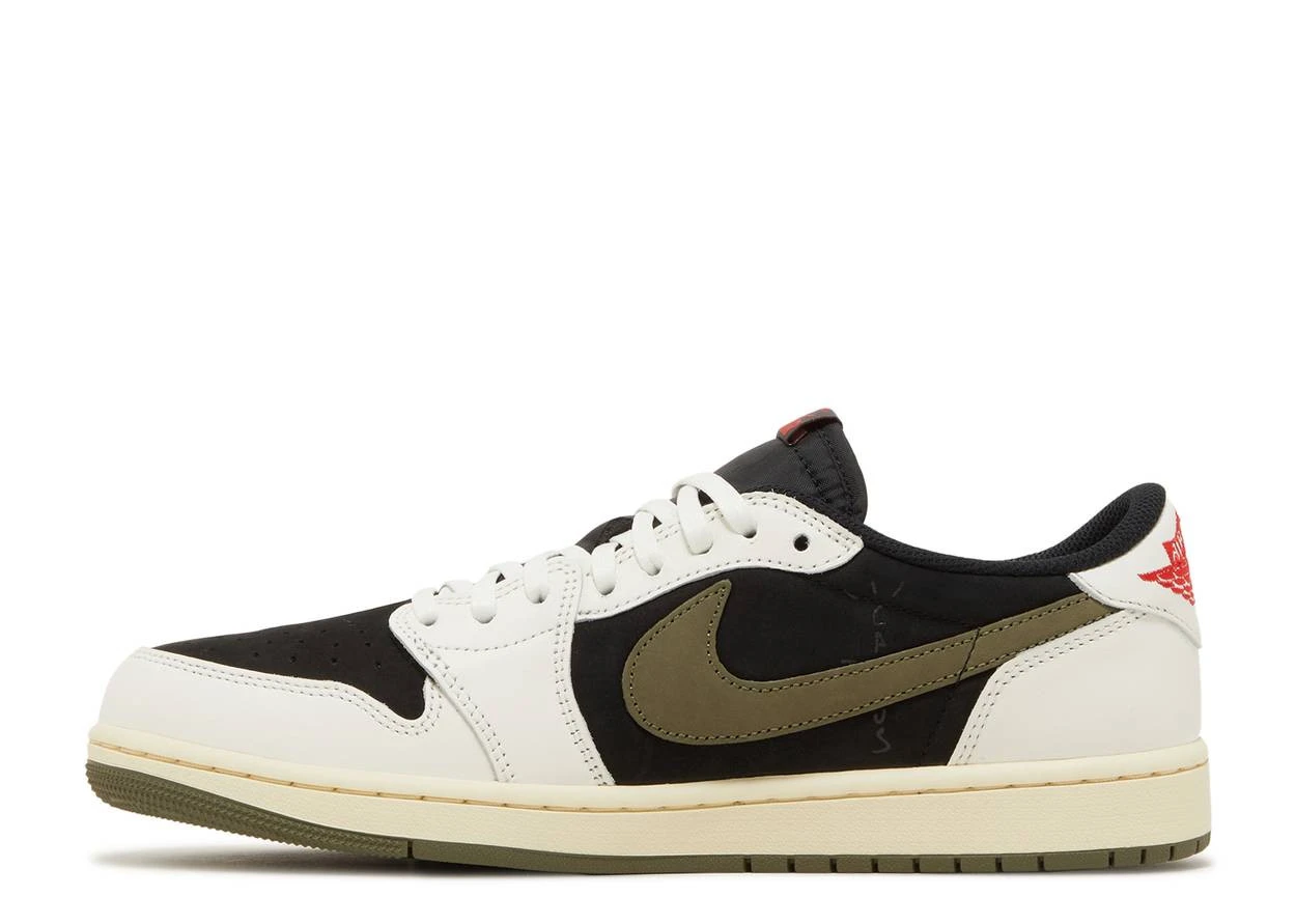 Air Jordan 1 Low Travis Scott OG Olive фото