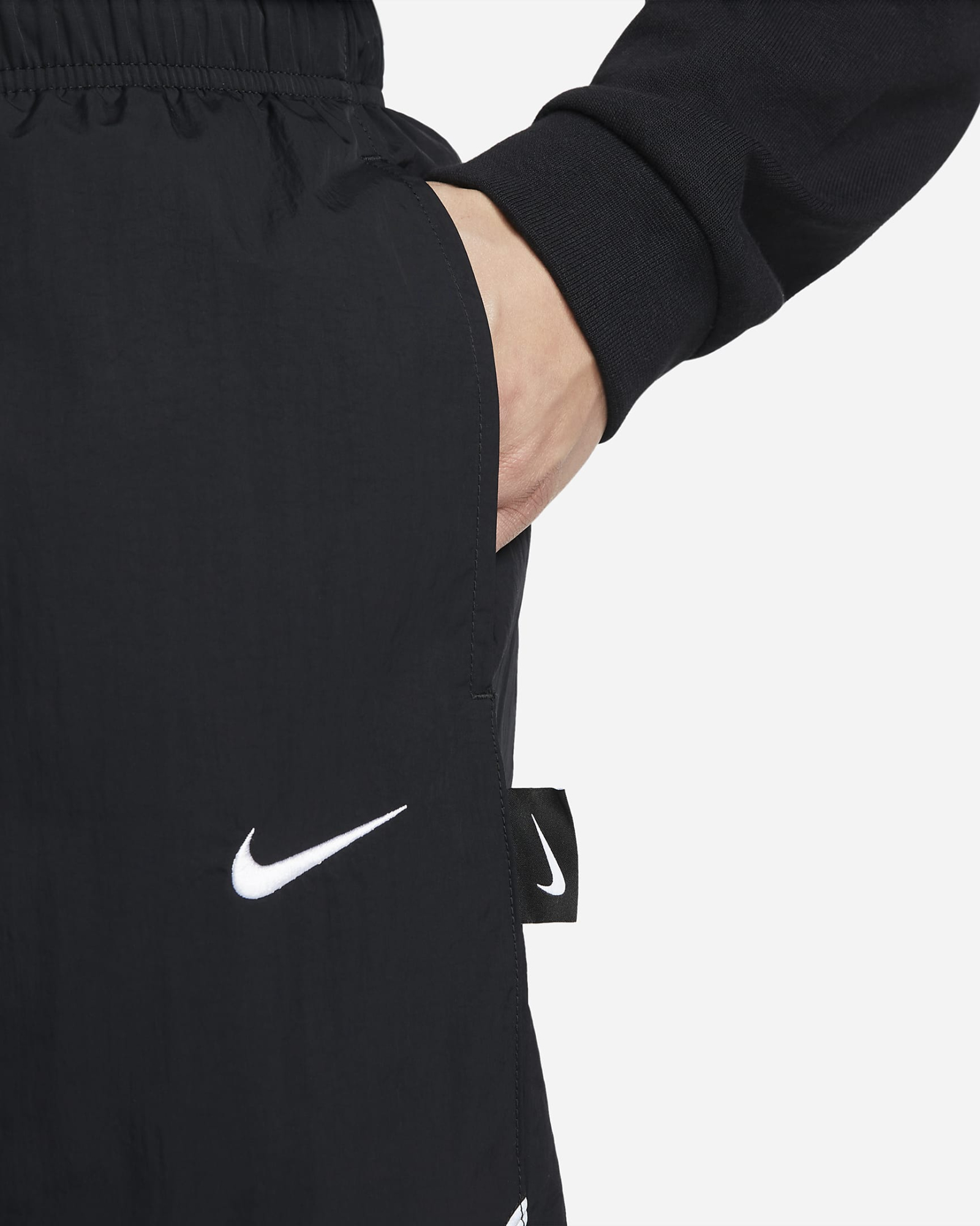 Nike Swoosh Woven Pants Black