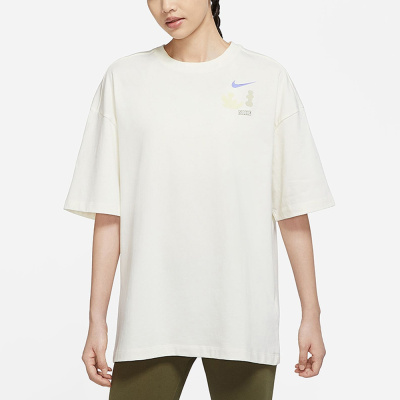 

Back Print Oversize Tee White, Белый