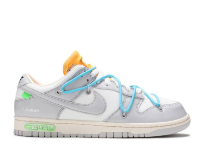 

Off White X Lot 02 Of 50, Серый, Dunk Low