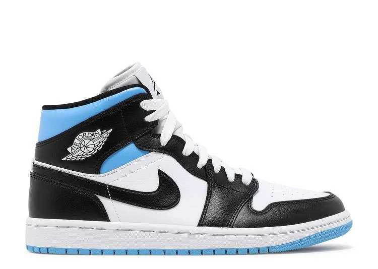 Air Jordan 1 Mid University Blue фото