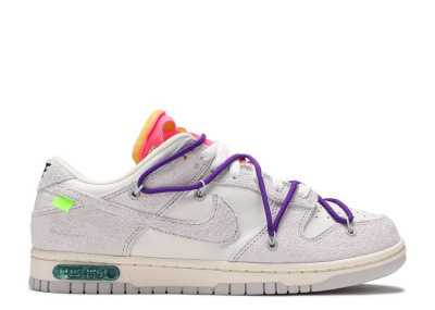 

Off White X Lot 15 Of 50, Розовый, Dunk Low
