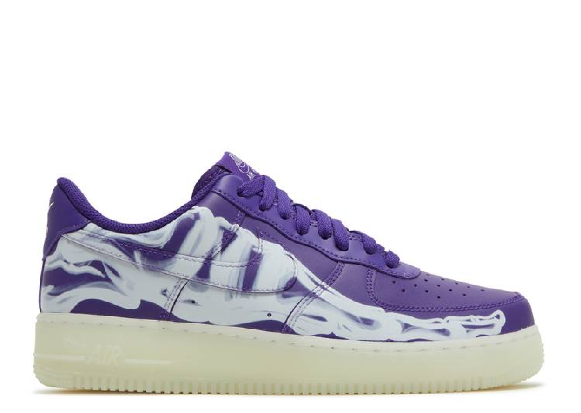 Air Force 1 Low Purple Skeleton фото