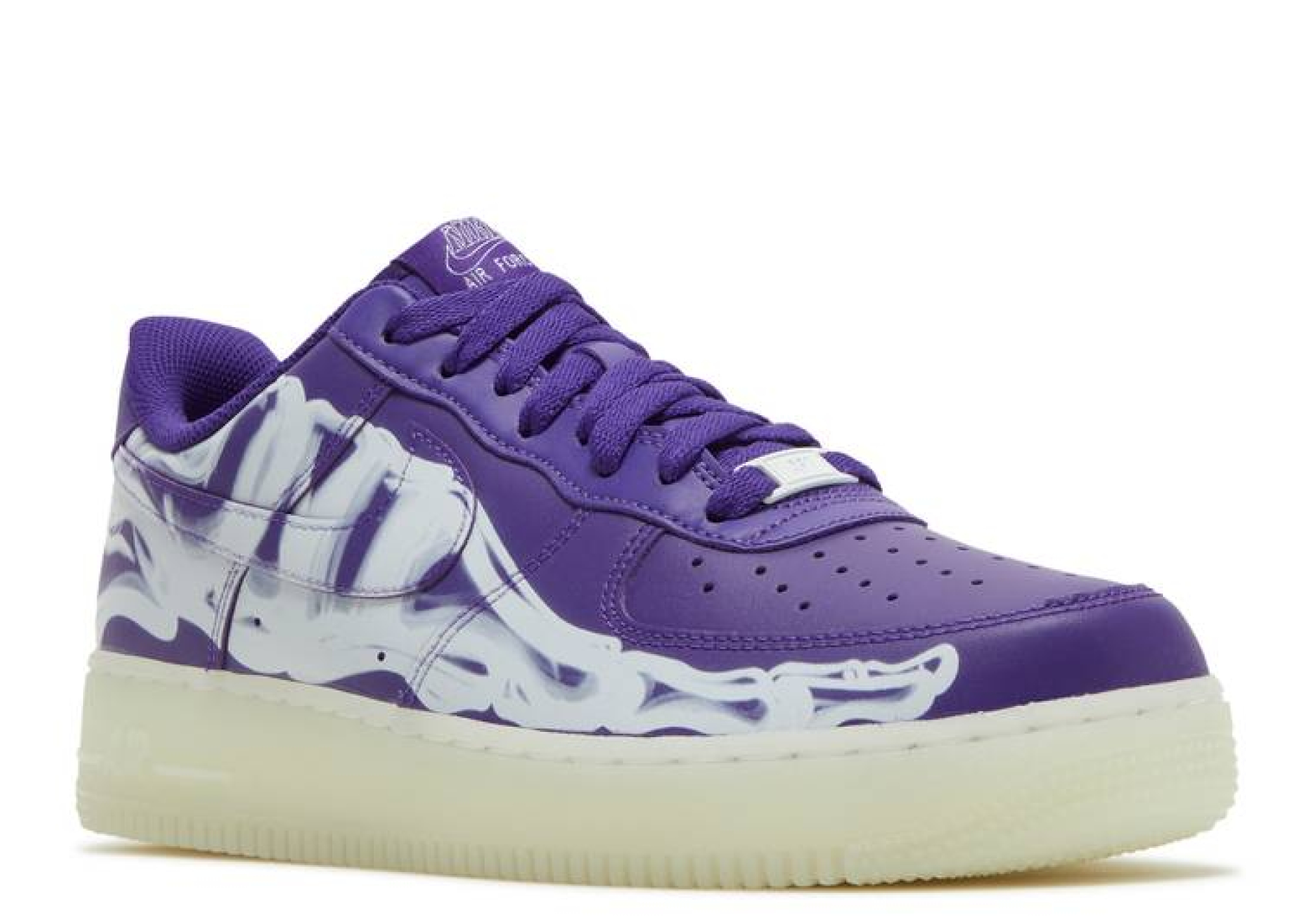 Air Force 1 Low Purple Skeleton фото