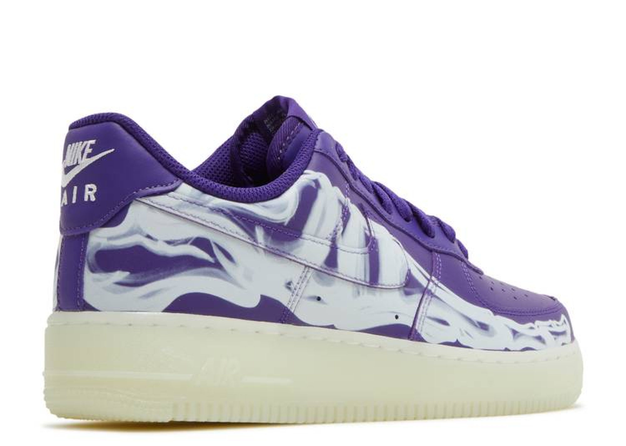 Air Force 1 Low Purple Skeleton фото