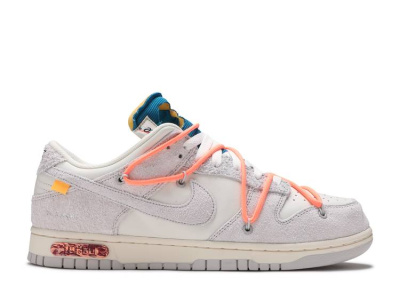 

Off White X Lot 19 Of 50, Белый, Dunk Low