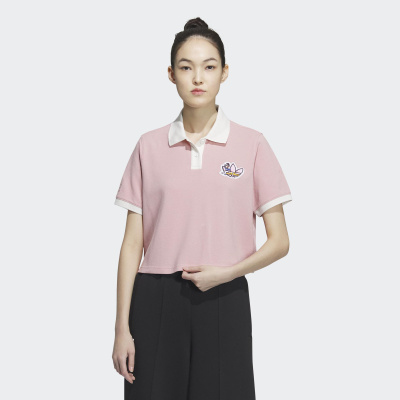 

Adicolor Polo Short Tee Pink, Розовый