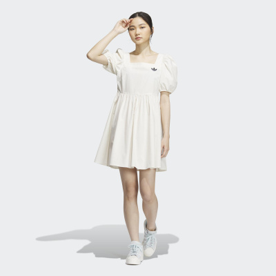 

Flounces Dress White, Белый