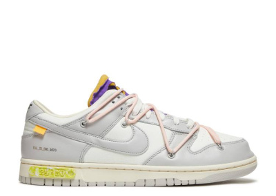 

Off White X Lot 24 Of 50, Серый, Dunk Low