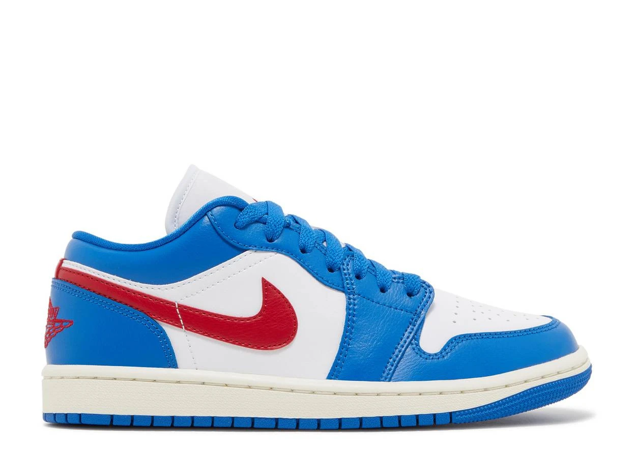 Air Jordan 1 Low Sport Blue Gym Red фото