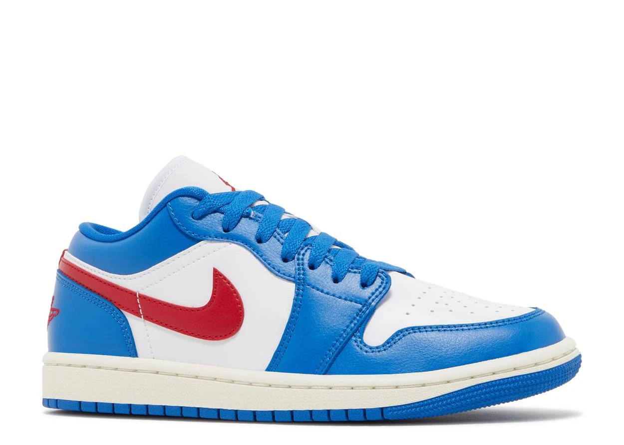 Air Jordan 1 Low Sport Blue Gym Red фото